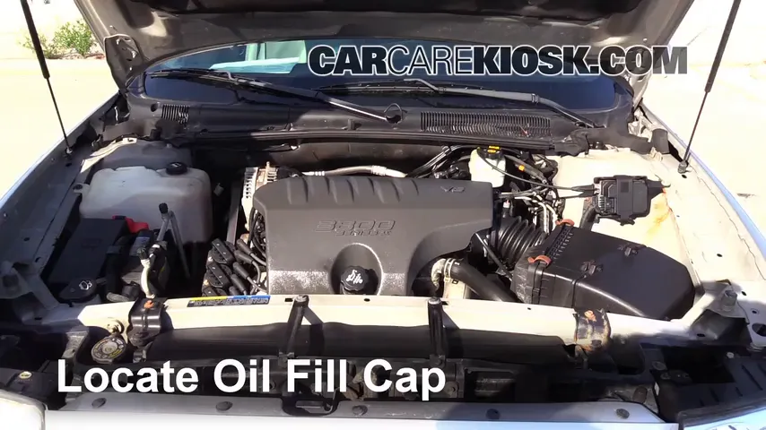 2004 Buick LeSabre Custom 3.8L V6 Aceite Agregar aceite